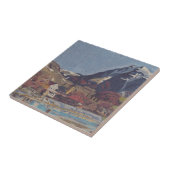 Aussicht auf Dolný Kubín von Arnold Peter Weisz Fliese (Seite)