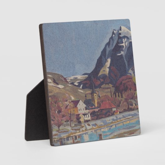 Aussicht auf Dolný Kubín von Arnold Peter Weisz Fotoplatte (Vorderseite)