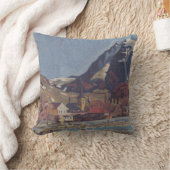 Aussicht auf Dolný Kubín von Arnold Peter Weisz Kissen (Decke)