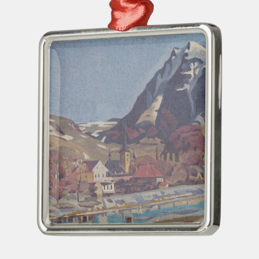 Aussicht auf Dolný Kubín von Arnold Peter Weisz Ornament Aus Metall (Links)
