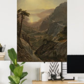 Aussicht auf Donner Lake, Kalifornien Poster (Heimbüro)