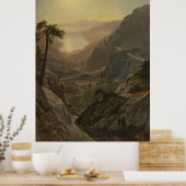 Aussicht auf Donner Lake, Kalifornien Poster (Küche)