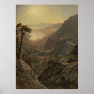 Aussicht auf Donner Lake, Kalifornien Poster