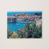 Aussicht auf Dubrovnik Altstadt, Kroatien Puzzle (Horizontal)