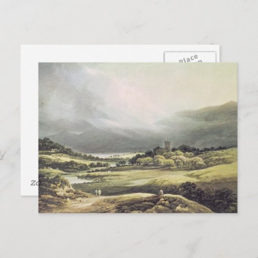 Aussicht auf Dunloe Castle, Killarney, 1805 Postkarte (Vorne/Hinten)