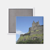 Aussicht auf Edinburgh Castle, Edinburgh, Schottla Magnet (Vorderseite/Rückseite)