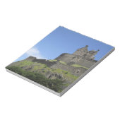 Aussicht auf Edinburgh Castle, Edinburgh, Schottla Notizblock (Rotiert)