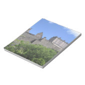 Aussicht auf Edinburgh Castle, Edinburgh, Schottla Notizblock (Rotiert)