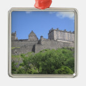 Aussicht auf Edinburgh Castle, Edinburgh, Schottla Ornament Aus Metall (Vorne)