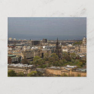 Aussicht auf Edinburgh Postkarte