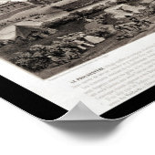 Aussicht auf ein französisches Phalanstery Poster (Ecke)