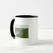 Aussicht auf ein Leuchtturm in den USA Tasse (Vorderseite Links)