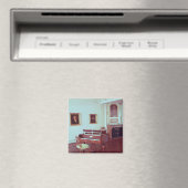 Aussicht auf ein Zimmer mit Flügel Magnet (In Situ (Geschirrspüler))