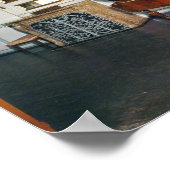 Aussicht auf ein Zimmer mit Flügel Poster (Ecke)