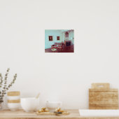 Aussicht auf ein Zimmer mit Flügel Poster (Küche)