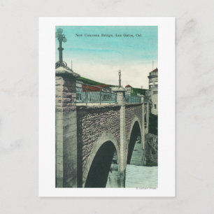Aussicht auf eine Betonbrücke Los Gatos, CA Postkarte