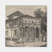 Aussicht auf eine Kirche in Bukarest Magnet (Vorne)