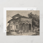 Aussicht auf eine Kirche in Bukarest Postkarte (Vorne/Hinten)