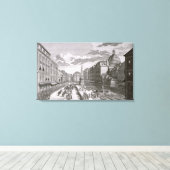 Aussicht auf eine Prozession im Graben Leinwanddruck (Insitu (Holzboden))