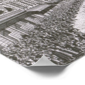 Aussicht auf eine Prozession im Graben Poster (Ecke)