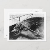Aussicht auf eine Riesenschildkröte in Gefangensch Postkarte (Vorne/Hinten)