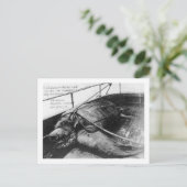 Aussicht auf eine Riesenschildkröte in Gefangensch Postkarte (Stehend Vorderseite)