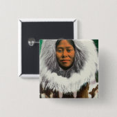 Aussicht auf eine Schönheit des Eskimo Button (Vorne & Hinten)