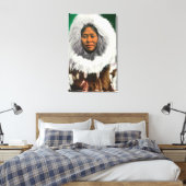 Aussicht auf eine Schönheit des Eskimo Leinwanddruck (Insitu (Schlafzimmer))