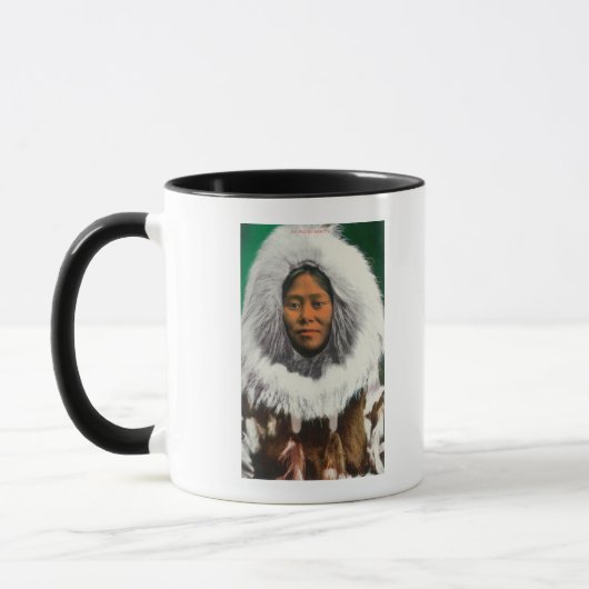 Aussicht auf eine Schönheit des Eskimo Tasse (Links)