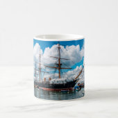 Aussicht auf eine Viktorianische Panzerfledermaus Kaffeetasse (Mittel)