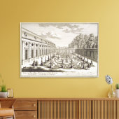 Aussicht auf einen Blumengarten bei Wien, aus 'Vor Leinwanddruck (Insitu (Wohnzimmer))