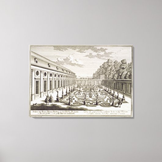 Aussicht auf einen Blumengarten bei Wien, aus 'Vor Leinwanddruck (Vorderseite)