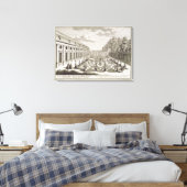 Aussicht auf einen Blumengarten bei Wien, aus 'Vor Leinwanddruck (Insitu (Schlafzimmer))