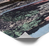 Aussicht auf einen Gusher in Lucile Oil Well Poster (Ecke)