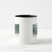 Aussicht auf einen Rotary-Schneepflug in den Berge Tasse (Zentrum)