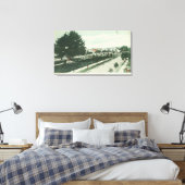 Aussicht auf einen StadtparkAlameda, CA Leinwanddruck (Insitu (Schlafzimmer))