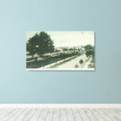 Aussicht auf einen StadtparkAlameda, CA Leinwanddruck (Insitu (Holzboden))