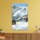 Aussicht auf einen US-Waldschutzhütter Leinwanddruck (Insitu (Wohnzimmer))
