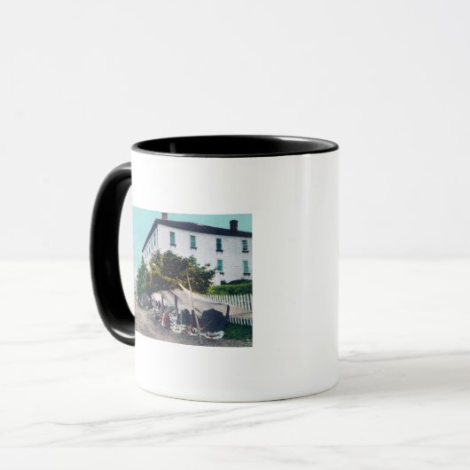 Aussicht auf Eskimo Curio VendersSitka, AK Tasse (Vorderseite Links)