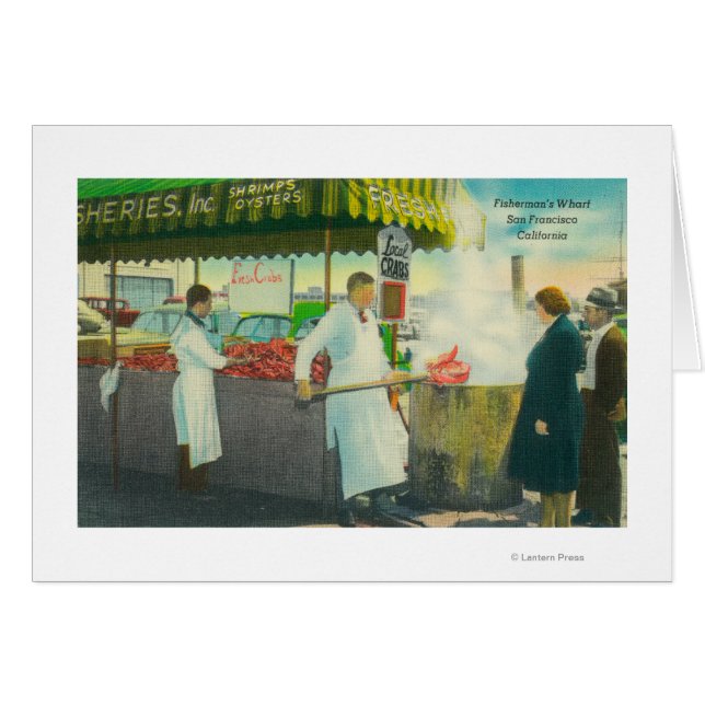 Aussicht auf Fisherman's Wharf, Crabs Erreichbarke (Vorderseite (Horizontal))