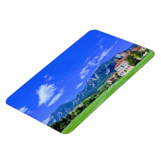 Aussicht auf Flatirons vom CU Campus in Boulder, C Magnet (Linke Seite)