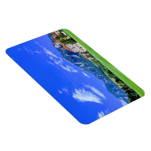 Aussicht auf Flatirons vom CU Campus in Boulder, C Magnet (Rechte Seite)