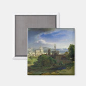 Aussicht auf Florenz, c.1829 Magnet (Vorderseite/Rückseite)