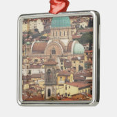 Aussicht auf Florenz, Italien von der Piazza Silbernes Ornament (Links)