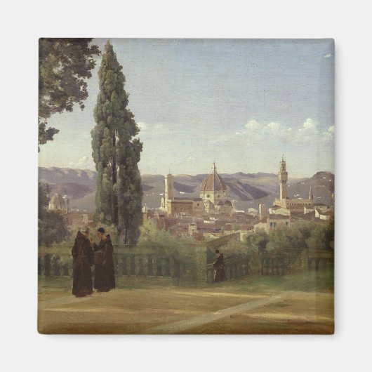 Aussicht auf Florenz Magnet (Vorne)