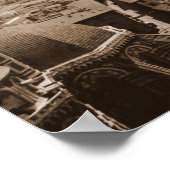 Aussicht auf Florenz Poster (Ecke)