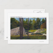 Aussicht auf Fort George Postkarte (Vorne/Hinten)