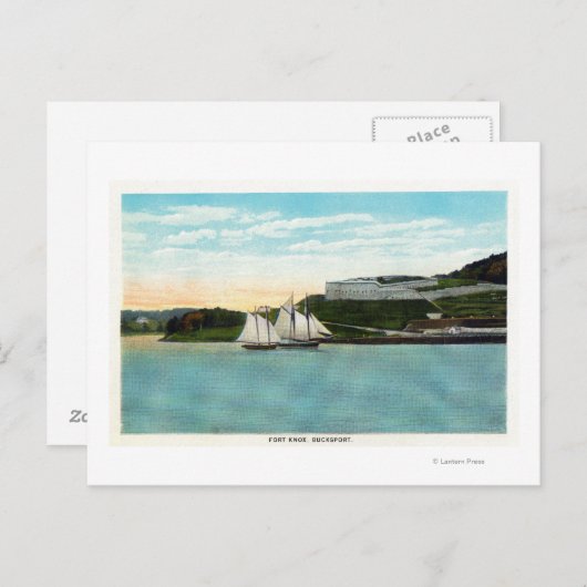 Aussicht auf Fort Knox Postkarte (Vorne/Hinten)