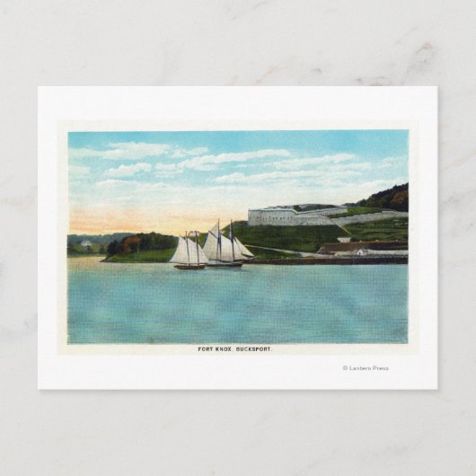 Aussicht auf Fort Knox Postkarte (Vorderseite)