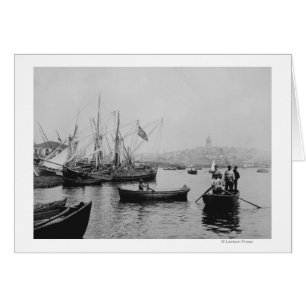 Aussicht auf Galata in Istanbul vom Hafen von Sirk
